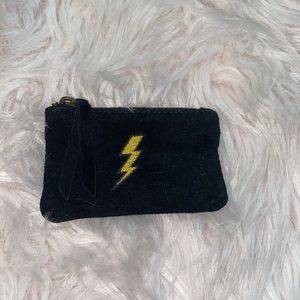 Brandy Melville lightning bolt wallet with tassel